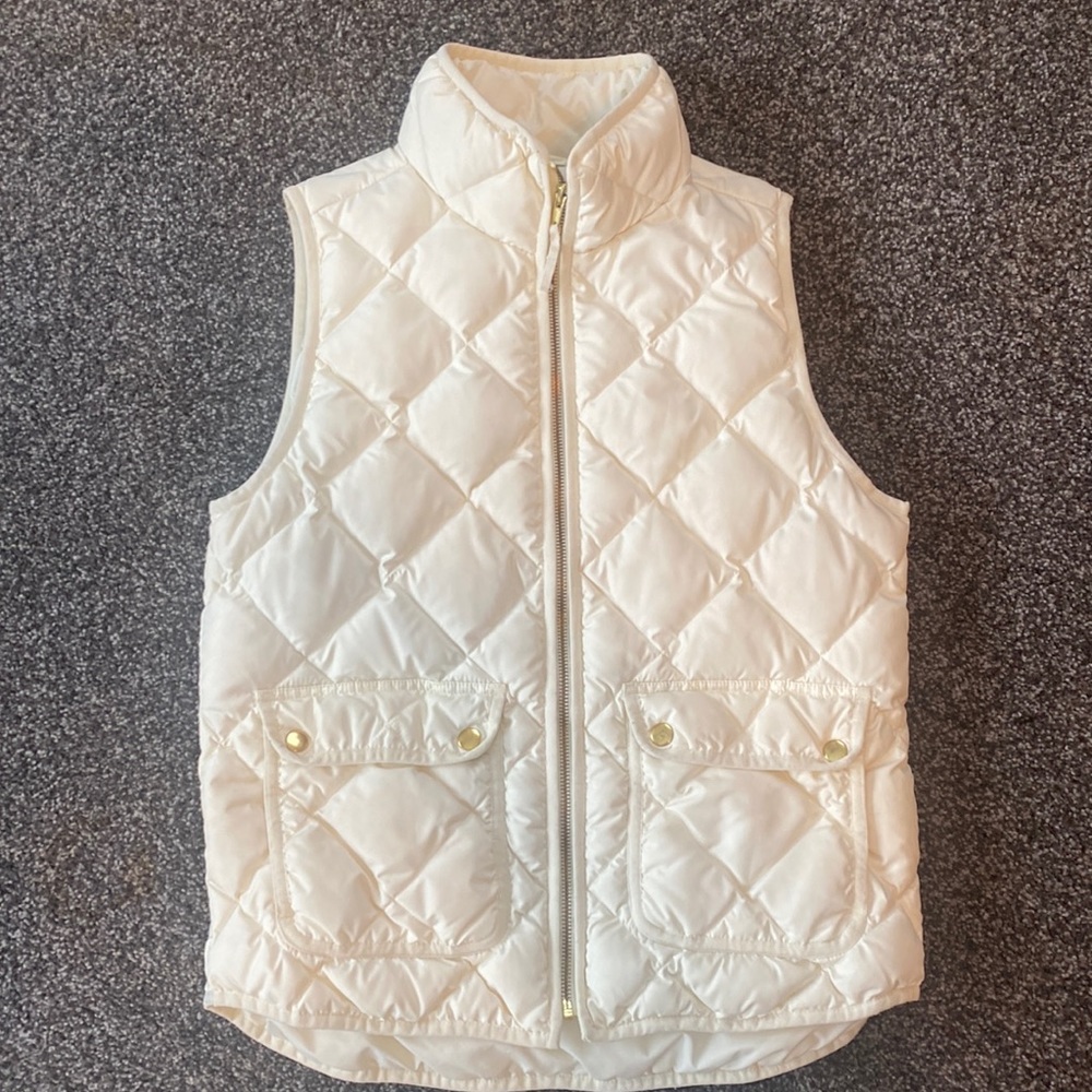 J.Crew quilted puffer vest